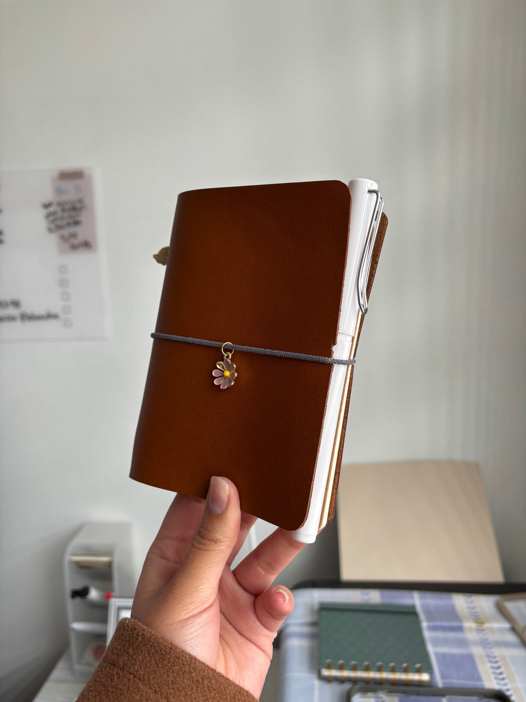 Diario viajero, tamaño pasaporte