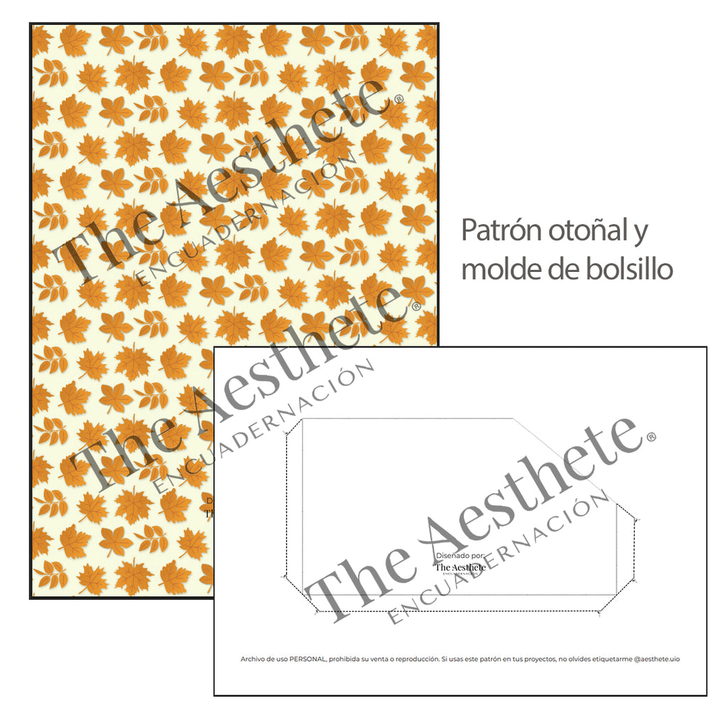 DESCARGABLE GRATIS - Patrón Otoñal